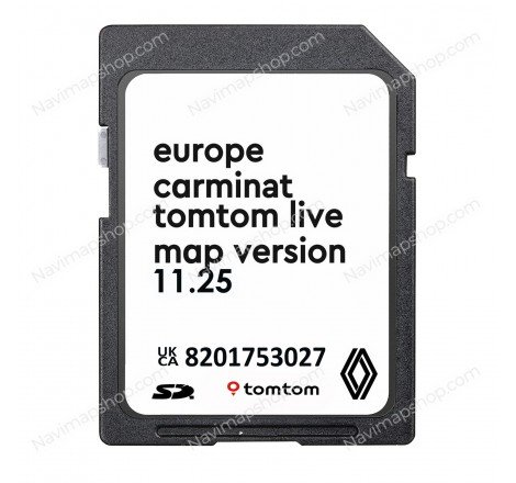 Renault Carminat TomTom Live 11.25 SD card 2024 Europe GPS Navigation System Maps Updates price