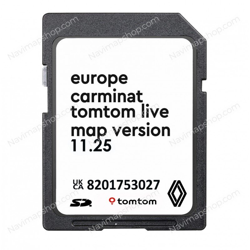 Renault Carminat TomTom Live 11.25 SD card 2024 Europe GPS Navigation System Maps Updates price