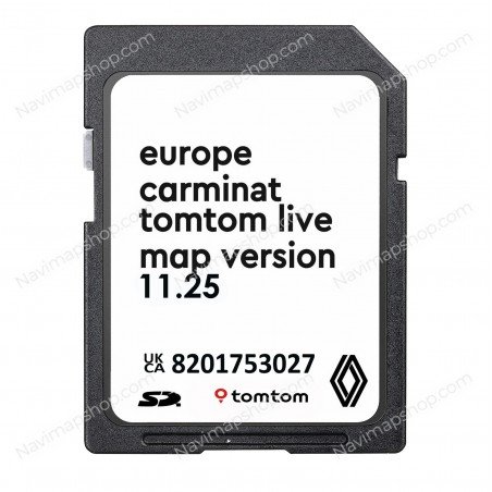 Renault Carminat TomTom Live 11.25 SD card 2024 Europe GPS Navigation System Maps Updates price