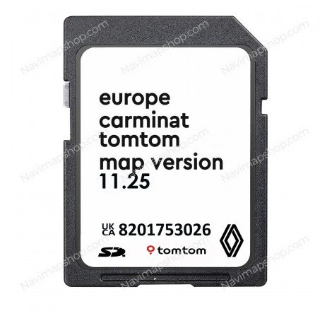 Renault Carminat TomTom Non Live 11.25 SD card 2024 Europe GPS Navigation System Maps Updates price