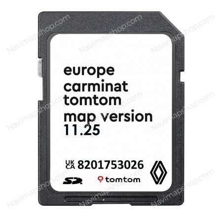 Renault Carminat TomTom Non Live 11.25 SD card 2024 Europe GPS Navigation System Maps Updates price