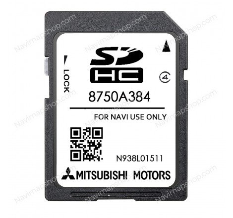 Mitsubishi 8750A384 SD card MMCS W11 W12 2023 Europe maps price