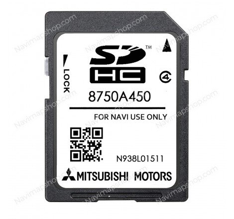 Mitsubishi 8750A450 SD card MMCS E11 E12 2023 Europe maps price