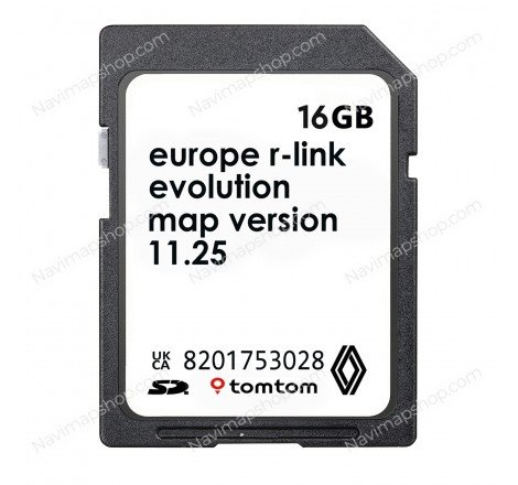 Renault R-Link TomTom 11.25 SD card 2024 Europe GPS Navigation System Maps Updates price