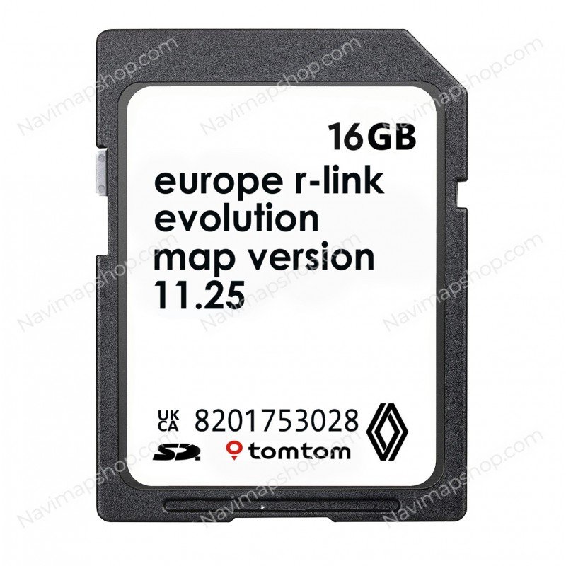 Renault R-Link TomTom 11.25 SD card 2024 Europe GPS Navigation System Maps Updates price