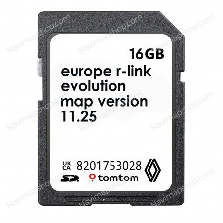 Renault R-Link TomTom 11.25 SD card 2024 Europe GPS Navigation System Maps Updates price