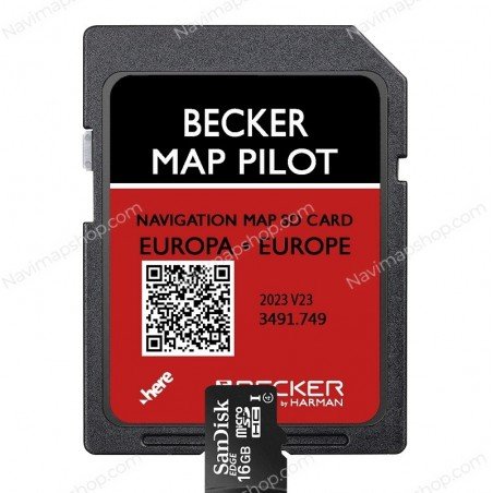 Mercedes Benz A1729064601 SD card Becker Map Pilot V23 2023 Europe GPS Navigation System Maps Updates price