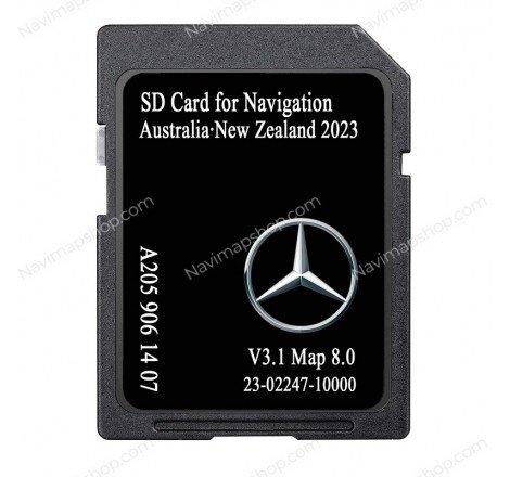 Mercedes Benz A2059061407 NTG 5.5 navigation initialization SD card 2023 Australia / New Zealand GPS Maps Updates price
