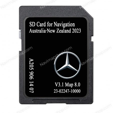 Mercedes Benz A2059061407 NTG 5.5 navigation initialization SD card 2023 Australia / New Zealand GPS Maps Updates cheap