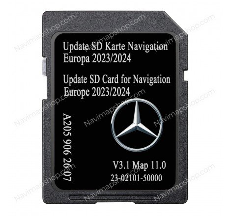 MERCEDES-BENZ NAVIGATION SYSTEM UPDATE SD CARD 2023/2024 EUROPE NTG 5.5 sale