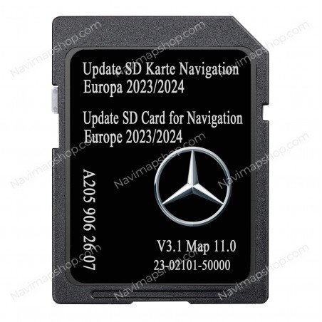 Mercedes Benz A2059062607 SD Card 2023 / 2024 Europe NTG 5.5 GPS Navigation System Maps Updates sale