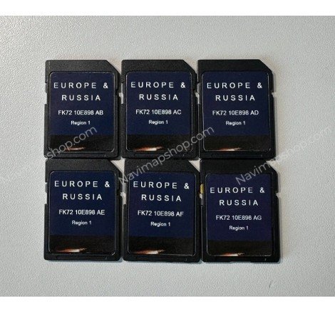 Land Rover FK72-10E898-AG SD card Europe / UK / Russia maps