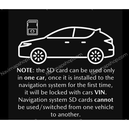 Mazda KGSE66EZ1 SD card 2024 Europe - GPS Navigation System Maps Updates Price