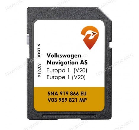 Volkswagen AS V20 MIB2 V03959821MP SD card 2025 Europe GPS Navigation System Maps Updates price