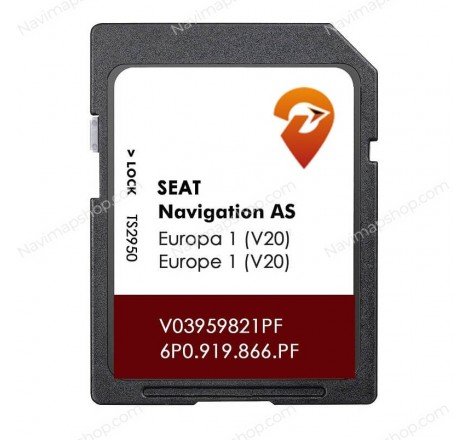 Seat AS V20 MIB2 V03959821PF SD card 2025 Europe GPS Navigation System Maps Updates price