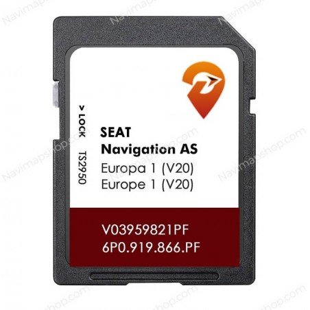 Seat AS V20 MIB2 V03959821PF SD card 2025 Europe GPS Navigation System Maps Updates price