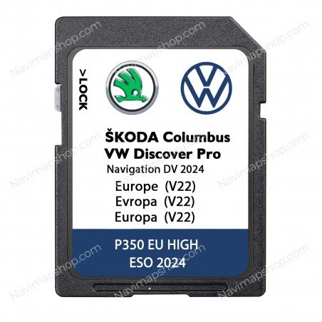 Volkswagen Discover Pro V22 SD card 2024 Europe GPS Navigation System Maps Updates price