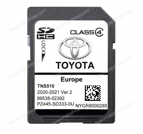 Toyota PZ445-SD333-0U TNS 510 SD card 2021 Europe GPS Navigation System Maps Updates price