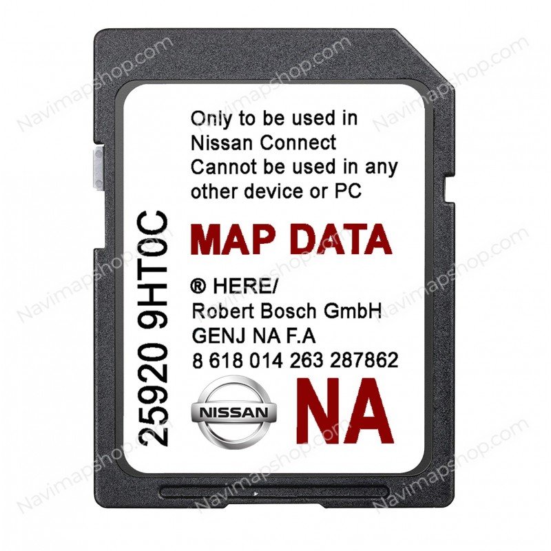 Nissan 25920-9HT0C SD card 2020 GPS Navigation System Maps Updates price