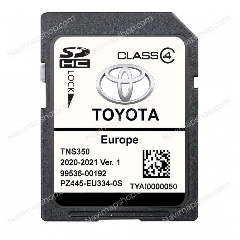 Toyota PZ445-SD334-0S TNS 350 SD card 2021 Europe GPS Navigation System Maps Updates price