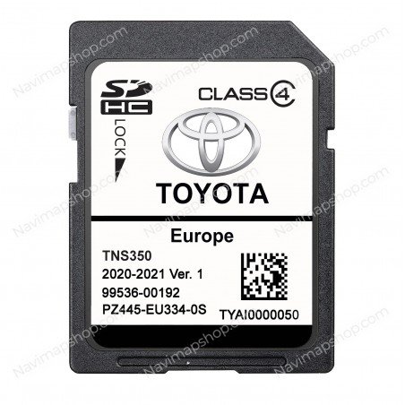 Toyota PZ445-SD334-0S TNS 350 SD card 2021 Europe GPS Navigation System Maps Updates price