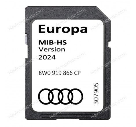 Audi 8W0919866CP SD card MIB-HS 2024 Europe maps price