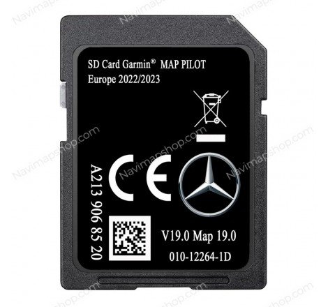 Mercedes A2139068520 SD card Garmin Map Pilot V19 2022 Europe maps price