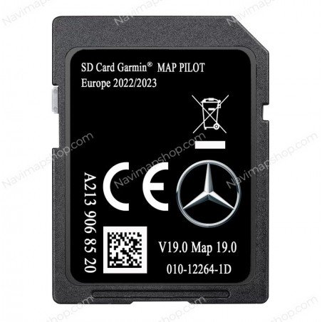 Mercedes A2139068520 SD card Garmin Map Pilot V19 2022 Europe maps price