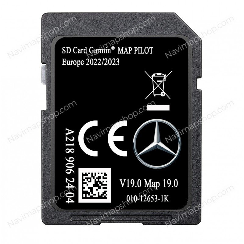 Mercedes A2189062404 SD card Garmin Map Pilot V19 2023 Europe maps price
