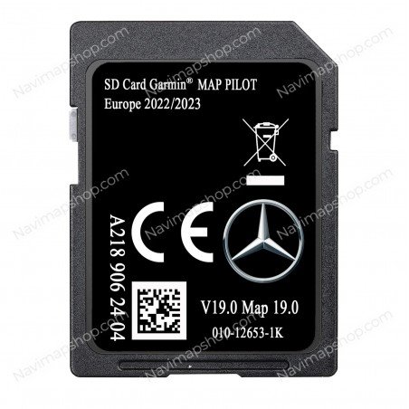 Mercedes A2189062404 SD card Garmin Map Pilot V19 2023 Europe maps price