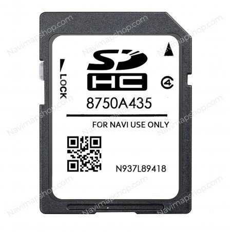 Citroën 8750A435 SD card C4 Aircross C-11 2023 Europe maps price