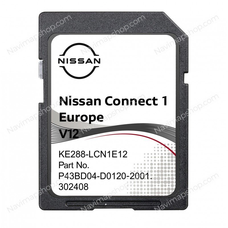 Nissan KE288-LCN1E12 SD card Connect 1 V12 2022 Europe maps price