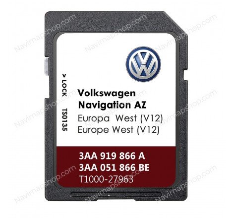 Replaces Volkswagen 3AA919866A 3AA 919 866 A V12 RNS 315 SD card 2020 West Europe GPS Navigation System Maps Updates price