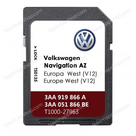 Replaces Volkswagen 3AA919866A 3AA 919 866 A V12 RNS 315 SD card 2020 West Europe GPS Navigation System Maps Updates price