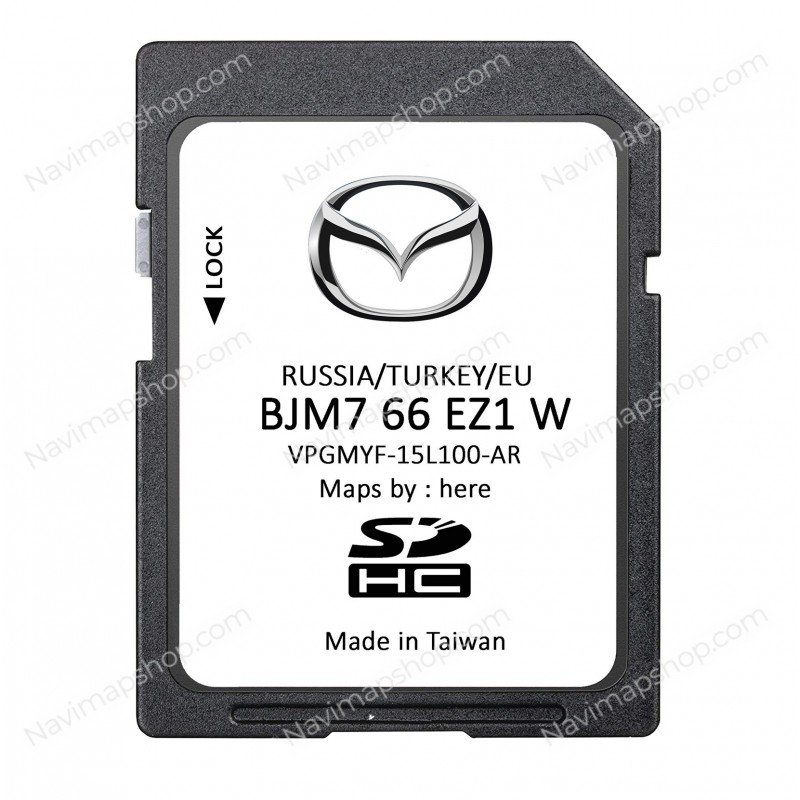 Mazda BJM766EZ1W SD card 2023 Europe GPS Navigation System Maps Updates price