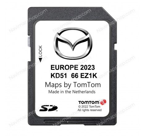 Mazda KD5166EZ1L NB1 TomTom SD card 2023 Europe GPS Navigation System Maps Updates price