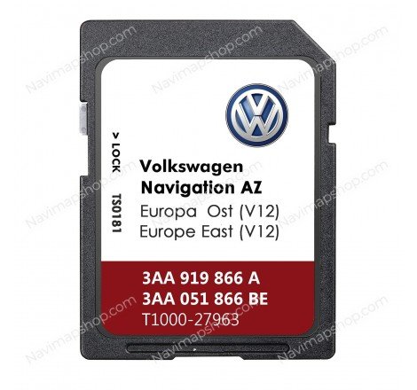 Replaces Volkswagen 3AA919866A 3AA 919 866 A V12 RNS 315 SD card 2020 East Europe GPS Navigation System Maps Updates price