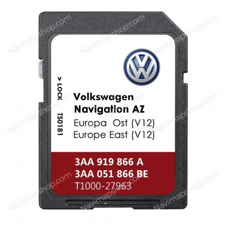 Replaces Volkswagen 3AA919866A 3AA 919 866 A V12 RNS 315 SD card 2020 East Europe GPS Navigation System Maps Updates price
